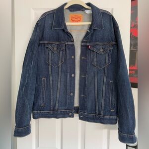 Levi's Men's Dark Blue Denim Jacket